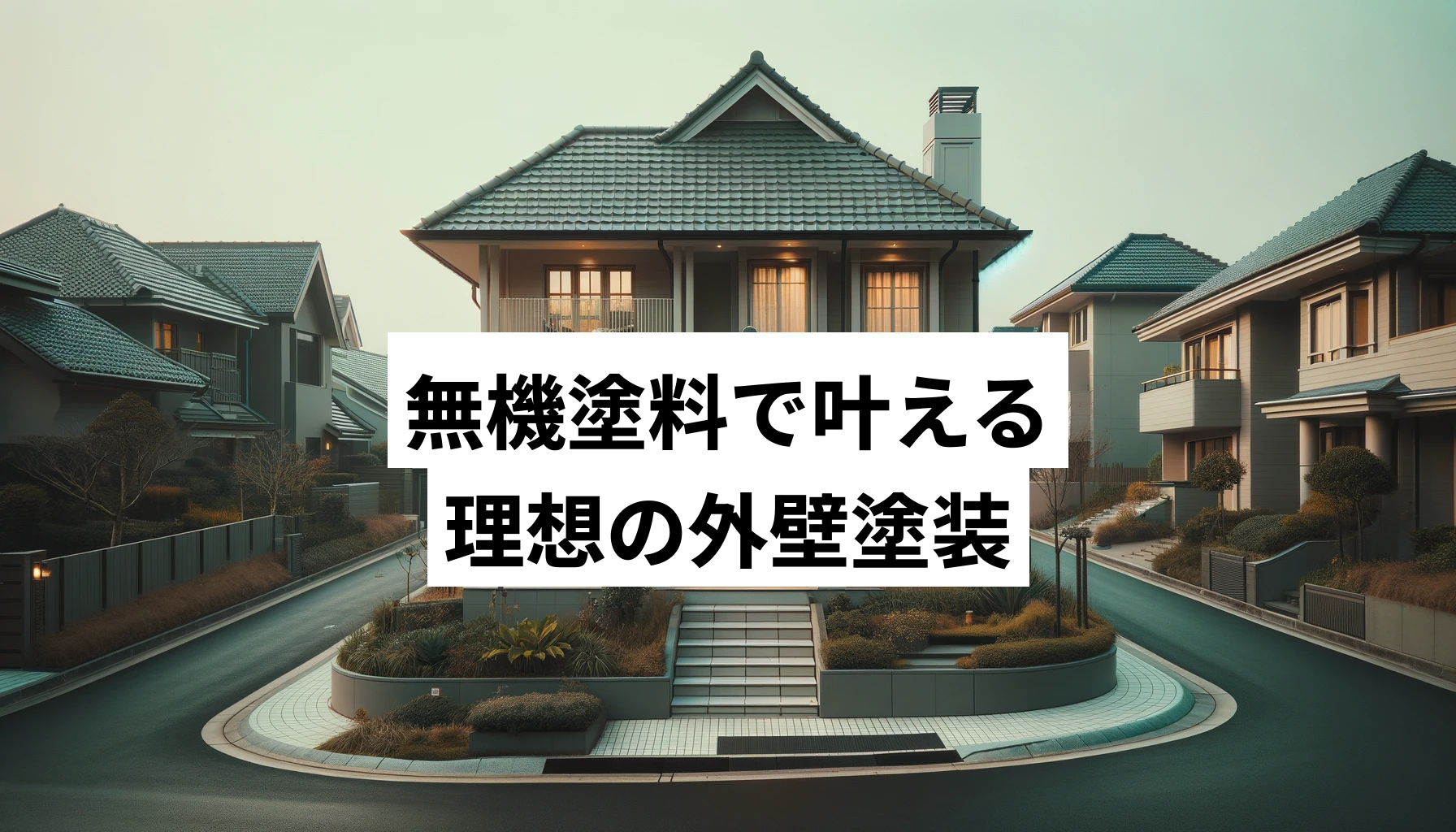 無機塗料で叶える理想の外壁塗装！メリットをご紹介！